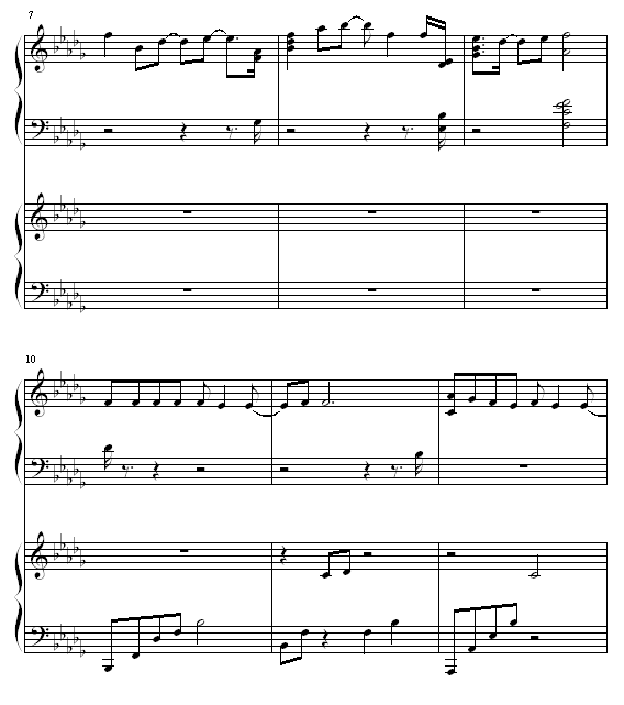ignited钢琴曲谱（图2）