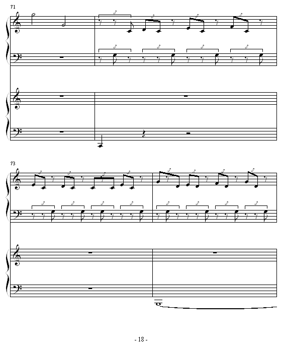 ココロの音钢琴曲谱（图18）