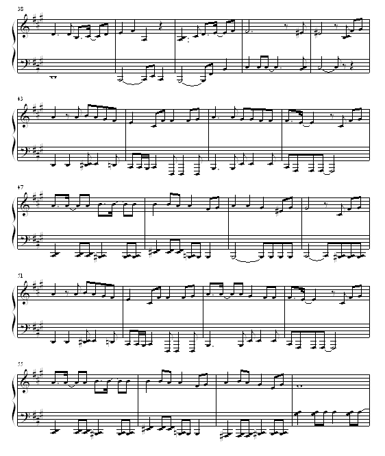 眼睛的力量钢琴曲谱（图3）