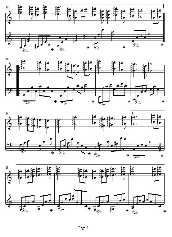 即便几度分手钢琴曲谱（图2）