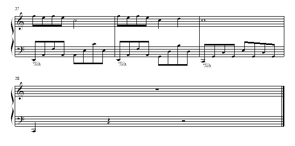 风云钢琴曲谱（图3）