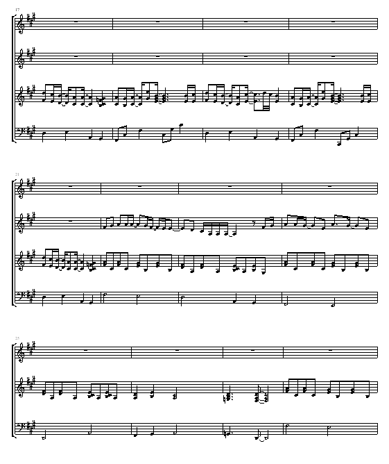 月光钢琴曲谱（图3）