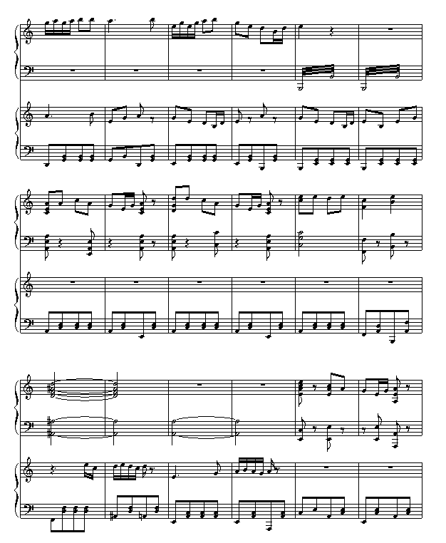 周星驰主演的 -Music_boy倾情制作钢琴曲谱（图41）