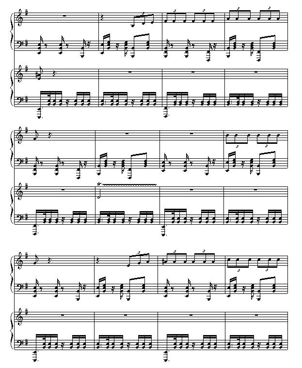 周星驰主演的 -Music_boy倾情制作钢琴曲谱（图4）