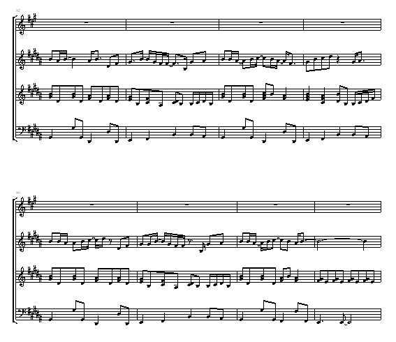月光钢琴曲谱（图10）