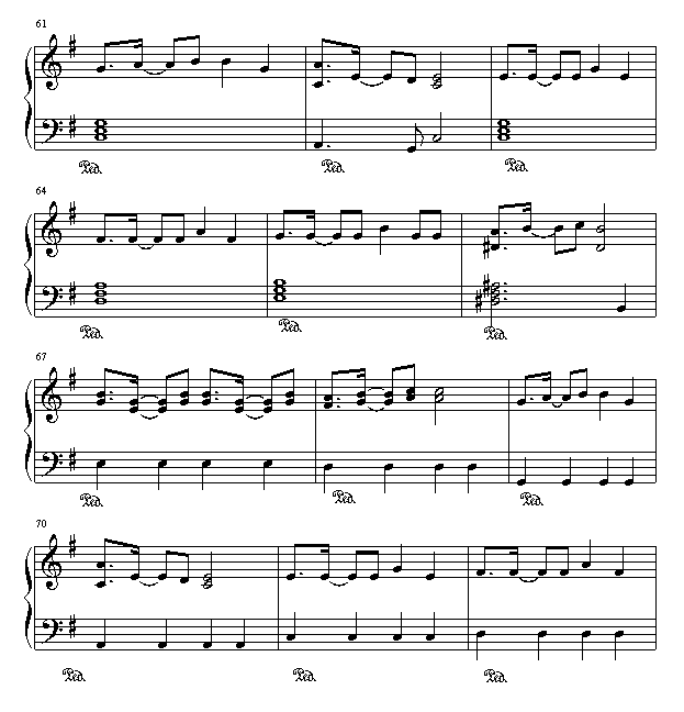 律动的旋律-《高达W》主题曲钢琴曲谱（图6）