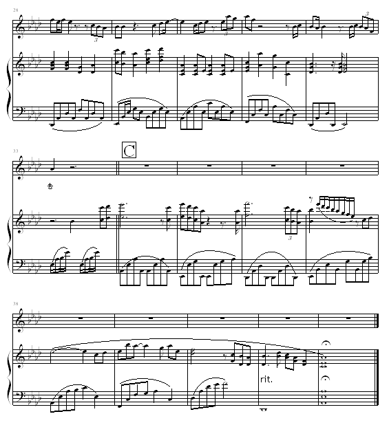 那一天-弹唱版-天下无贼主题曲钢琴曲谱（图3）