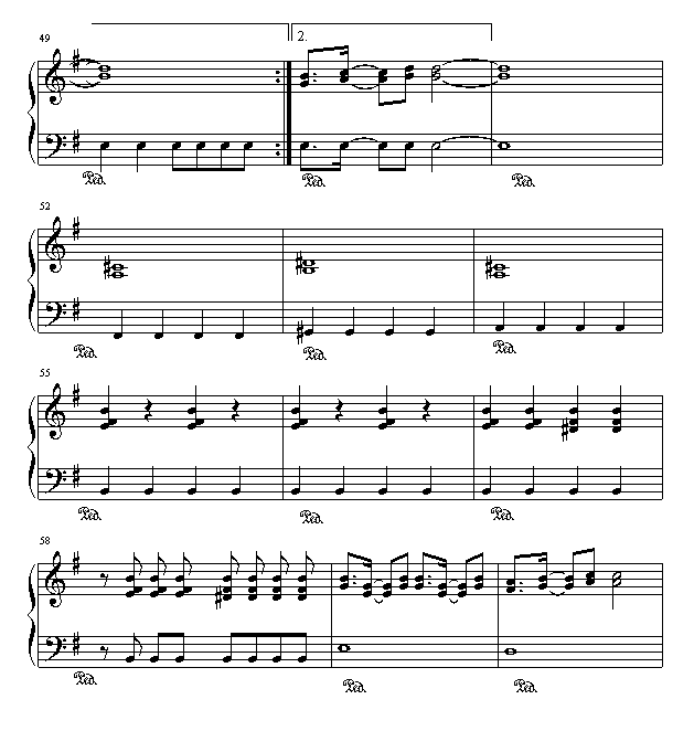 律动的旋律-《高达W》主题曲钢琴曲谱（图5）