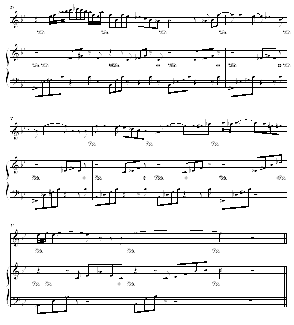 心の影钢琴曲谱（图3）