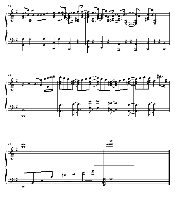 命运-浪漫满屋-blue16版钢琴曲谱（图3）