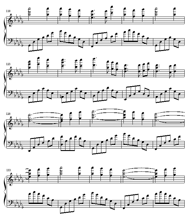 星空のワルツ钢琴曲谱（图5）