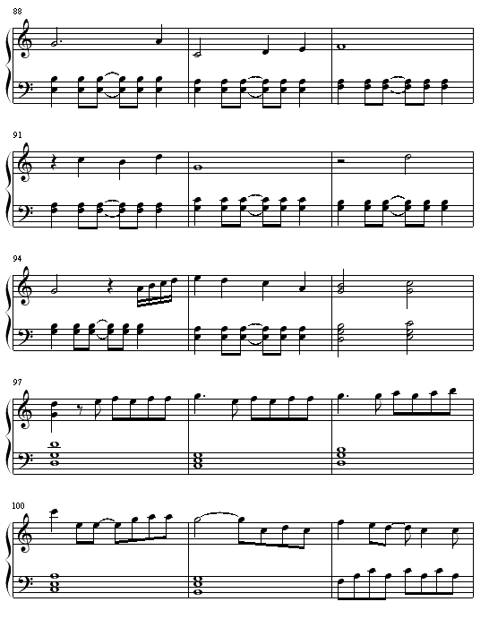 猫的报恩钢琴曲谱（图7）