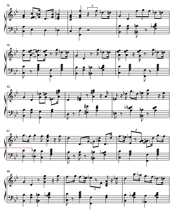 blackfirst钢琴曲谱（图6）