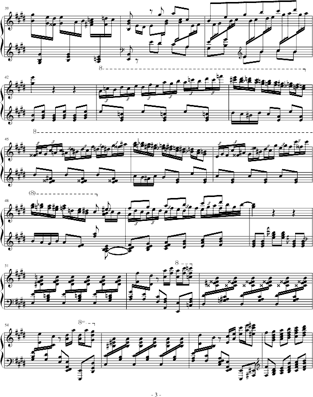 霍洛维兹卡门幻想曲（1927，1968）钢琴曲谱（图1）