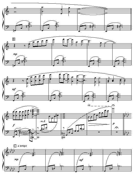 Lady of Spring钢琴曲谱（图2）