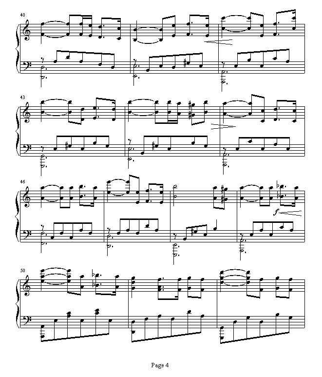 初春-神秘园钢琴曲谱（图4）