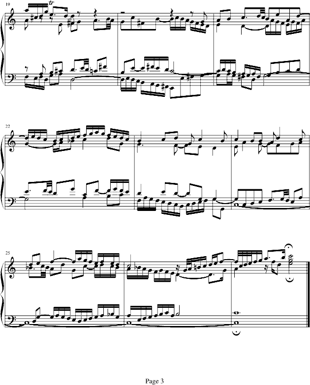 Fuga 1钢琴曲谱（图3）