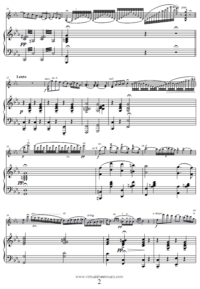 流浪者之歌钢琴曲谱（图2）