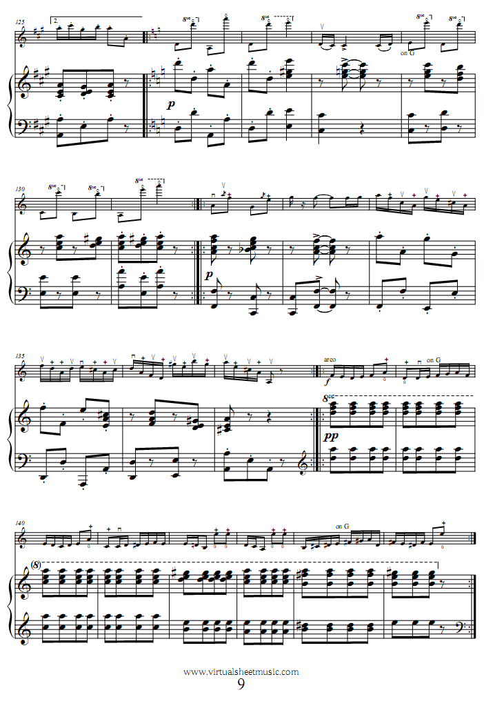 流浪者之歌钢琴曲谱（图9）