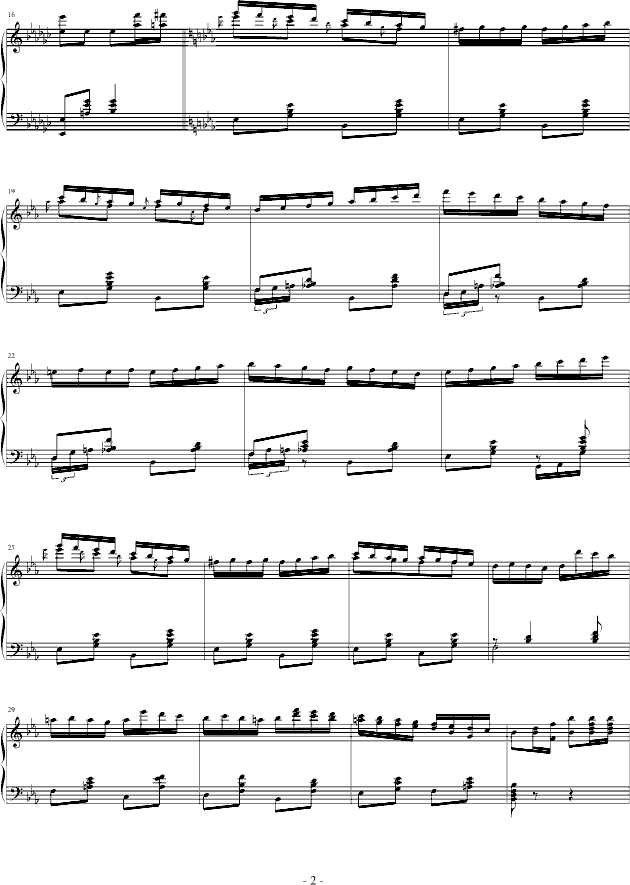 意大利波尔卡钢琴曲谱（图2）