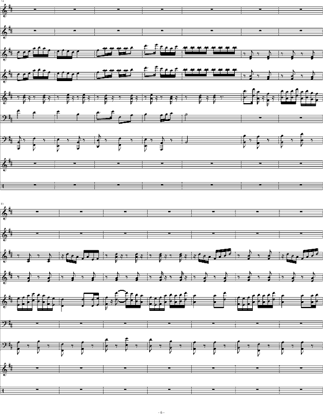 紫竹调（民乐合奏）钢琴曲谱（图6）