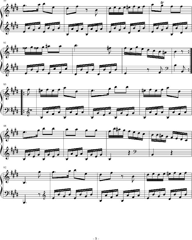 海顿钢琴奏鸣曲34-（终乐章）钢琴曲谱（图5）