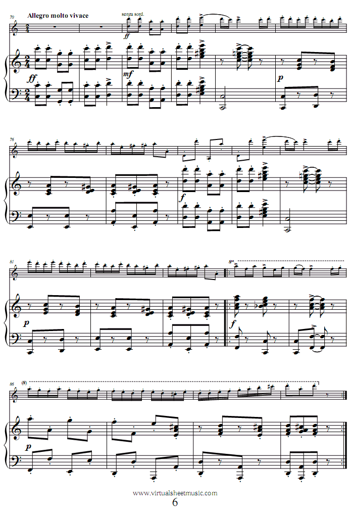 流浪者之歌钢琴曲谱（图6）