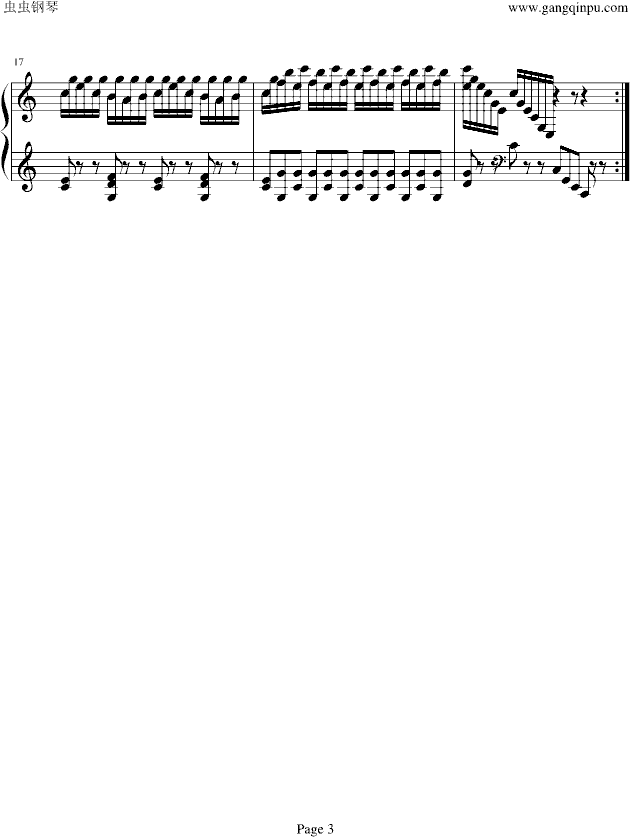 车尔尼299-No.2钢琴曲谱（图3）