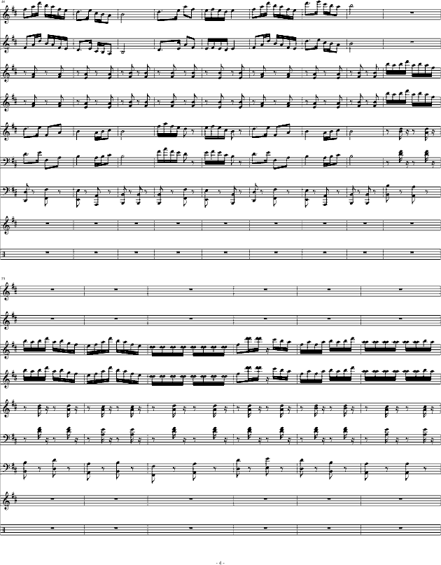 紫竹调（民乐合奏）钢琴曲谱（图4）