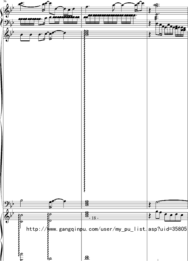 望江南钢琴曲谱（图18）