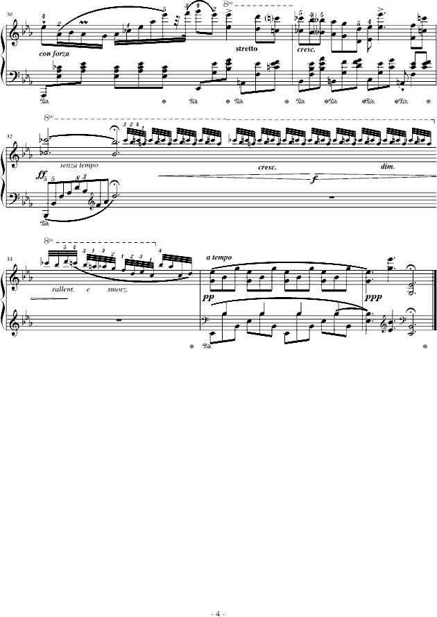 降E大调夜曲-（Op.9-2）钢琴曲谱（图4）