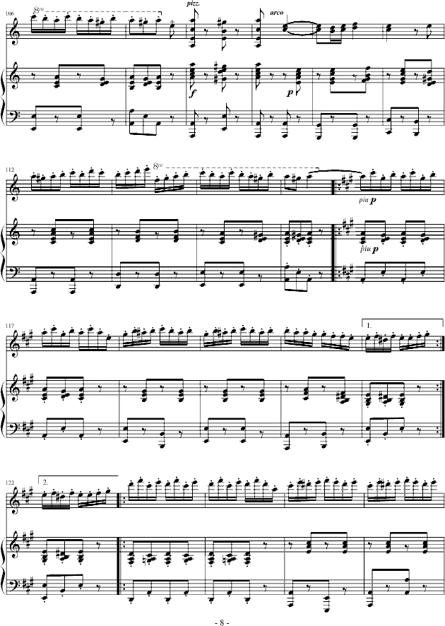 吉普赛之歌钢琴曲谱（图8）