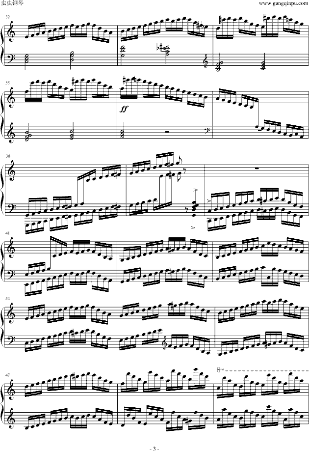 练习曲Op.72 No.5钢琴曲谱（图3）