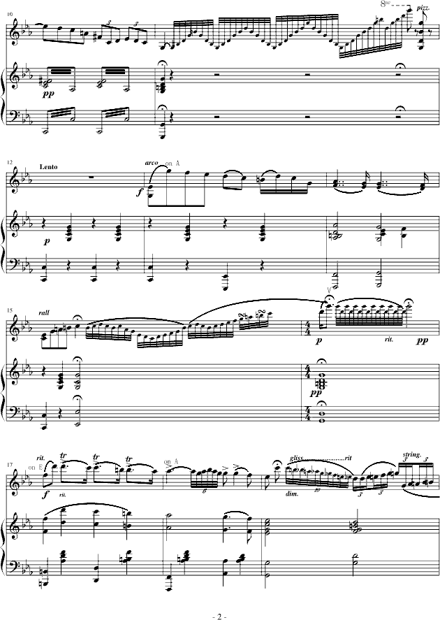 吉普赛之歌钢琴曲谱（图2）