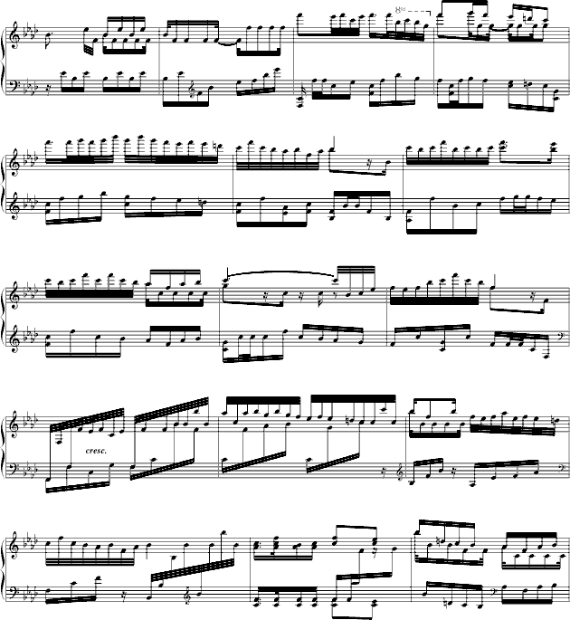 绣金匾钢琴曲谱（图2）