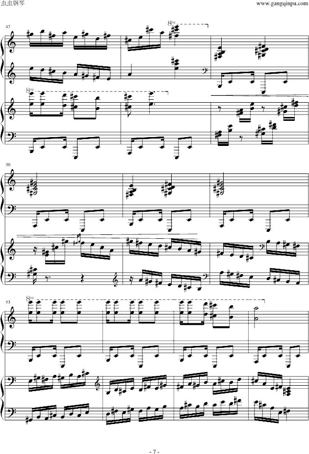 爵士双钢琴奏鸣曲第三乐章钢琴曲谱（图7）