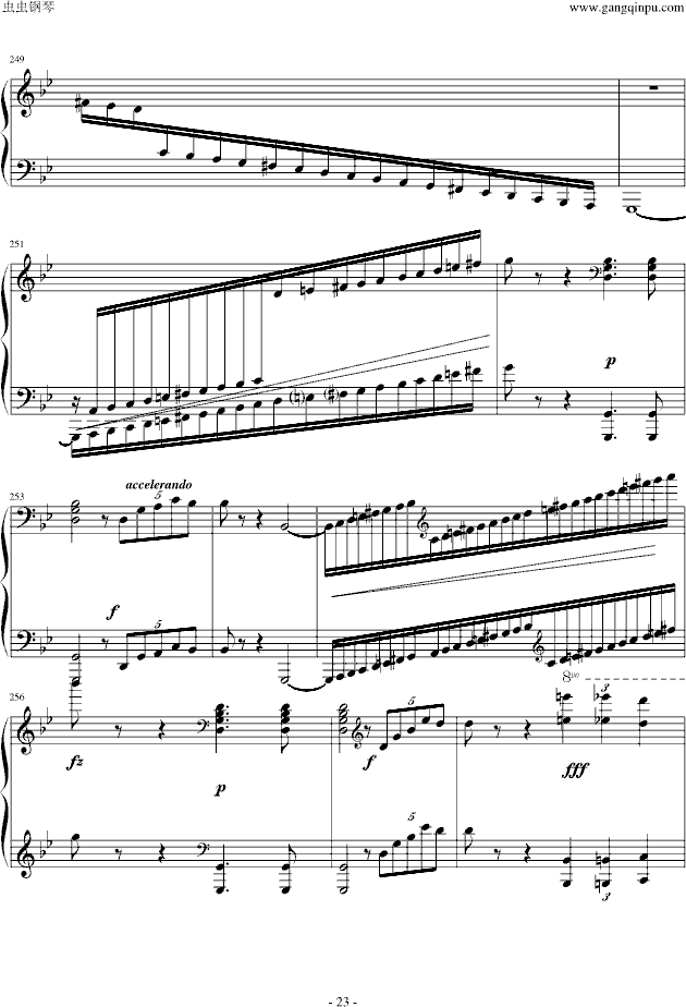 G小调叙事曲钢琴曲谱（图23）
