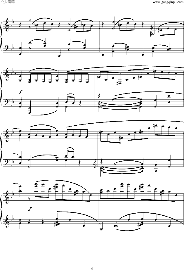 G小调叙事曲钢琴曲谱（图4）