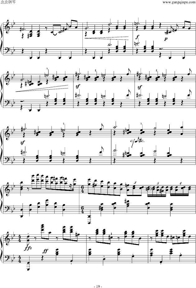 G小调叙事曲钢琴曲谱（图19）