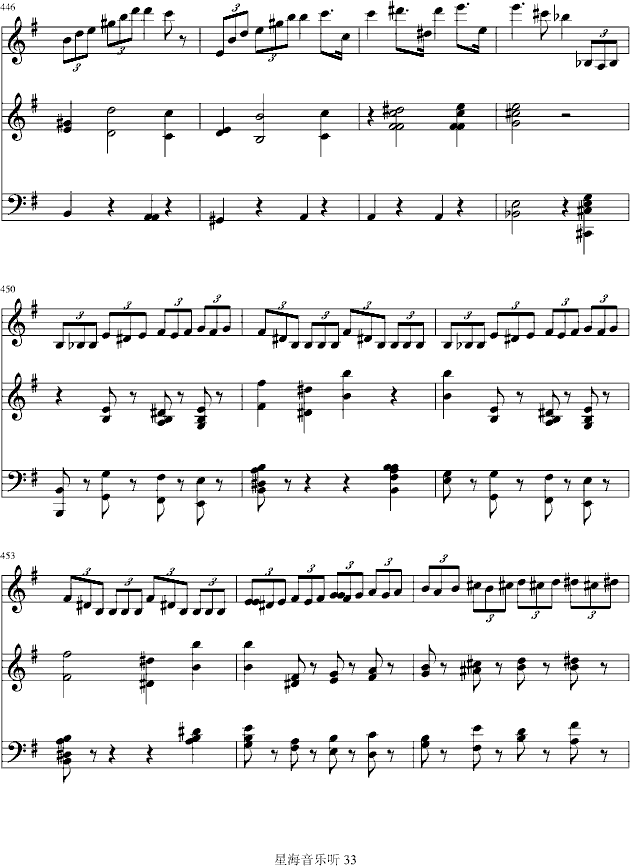 e小调小提琴协奏曲钢琴曲谱（图33）