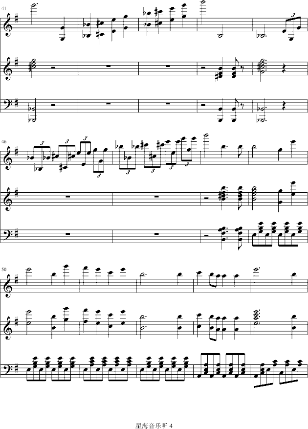 e小调小提琴协奏曲钢琴曲谱（图4）