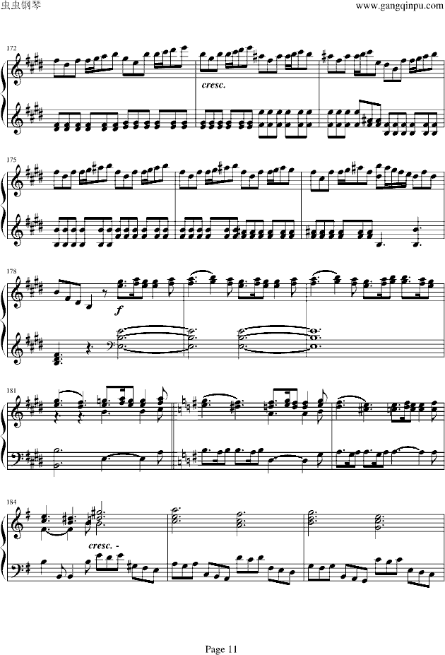 四季·春钢琴曲谱（图11）