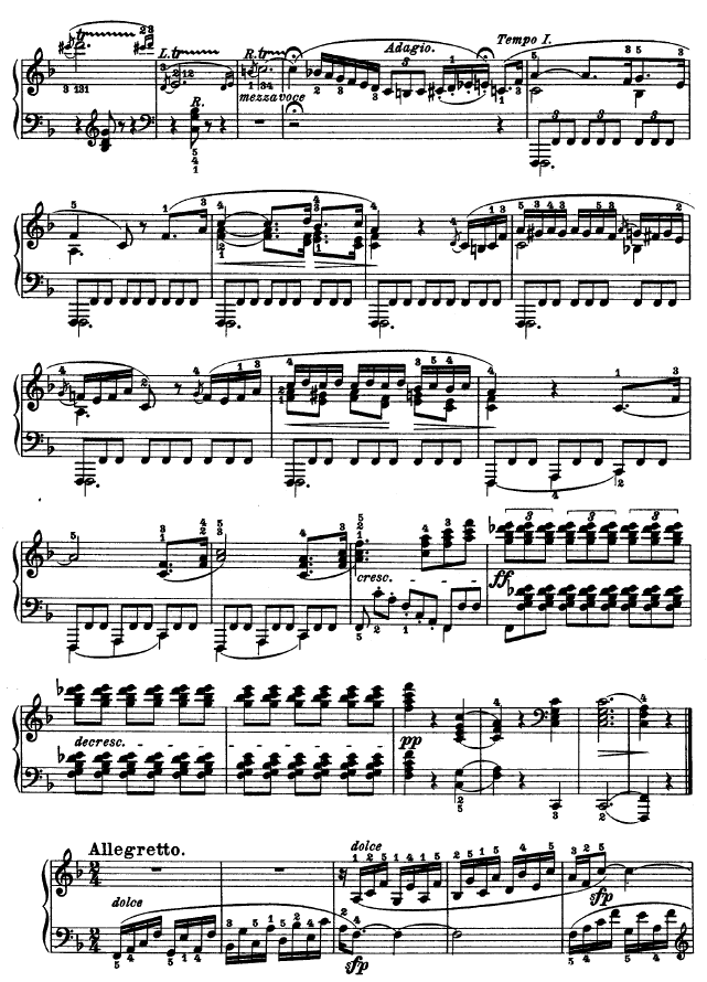 第二十二钢琴奏鸣曲-Op.54钢琴曲谱（图6）