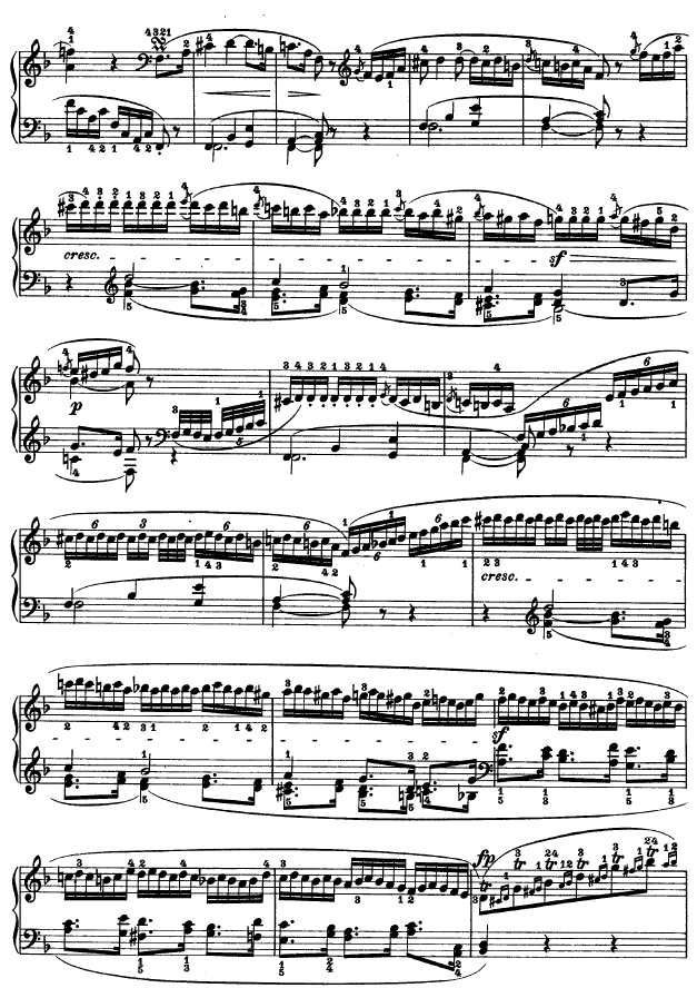第二十二钢琴奏鸣曲-Op.54钢琴曲谱（图5）