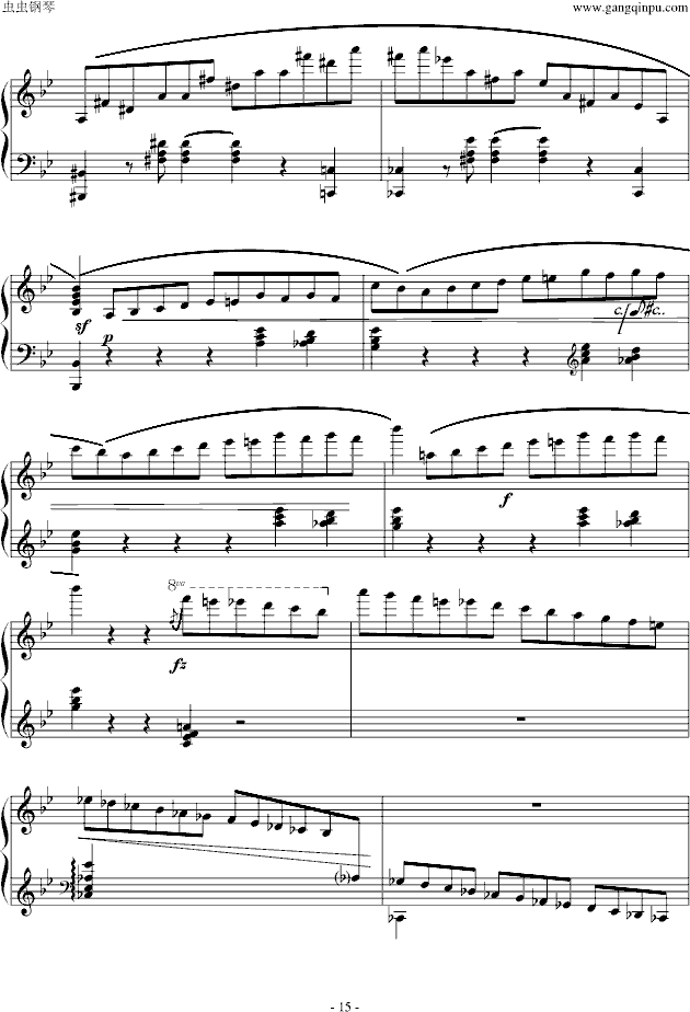 G小调叙事曲钢琴曲谱（图15）