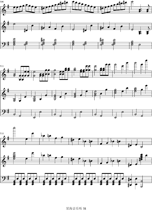 e小调小提琴协奏曲钢琴曲谱（图38）
