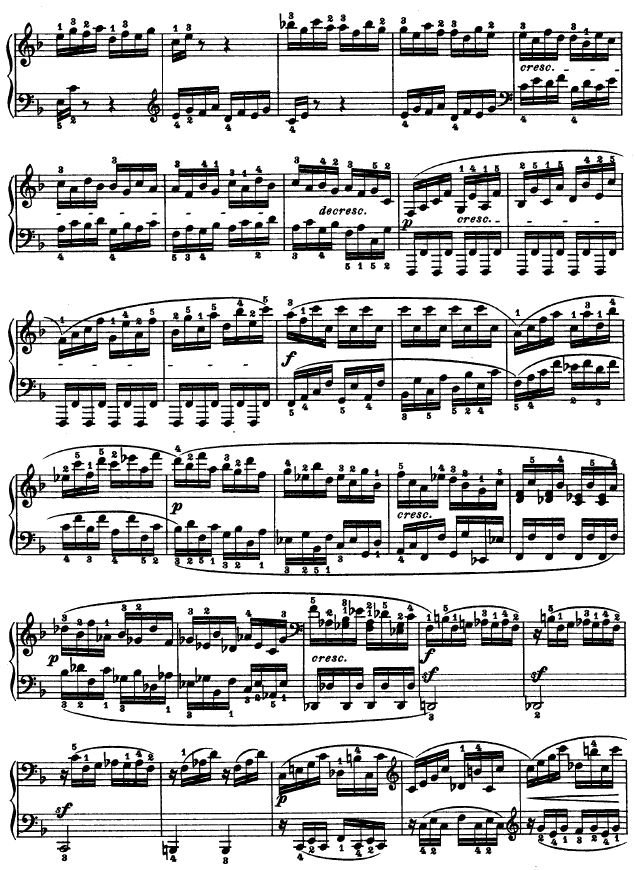 第二十二钢琴奏鸣曲-Op.54钢琴曲谱（图10）