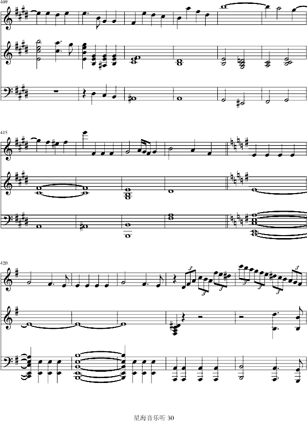 e小调小提琴协奏曲钢琴曲谱（图30）