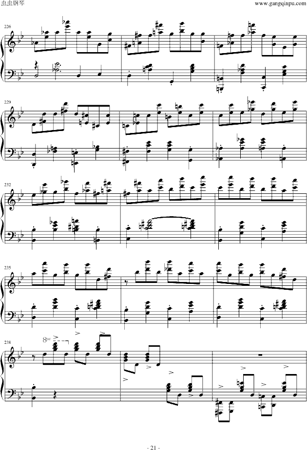 G小调叙事曲钢琴曲谱（图21）