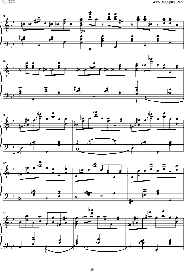 G小调叙事曲钢琴曲谱（图20）